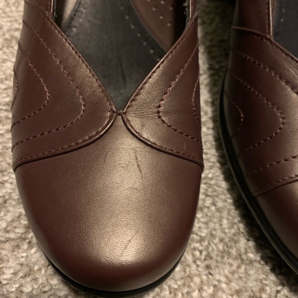 Dansko 39 (Sz 8.5 - 9) Brown leather comfort Heels - Picture 10 of 11